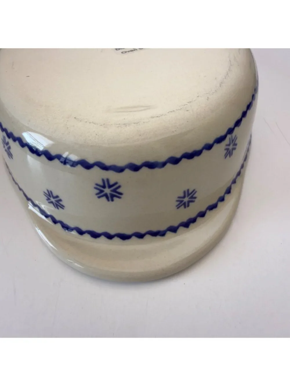 Polish Pottery Oval Baker Casserole Dish Reindeer Evergreen Forest Pine Trees